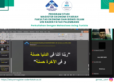 Perkuliahan Contemporary Financial Transactions Bersama Mahasiswa Asing asal Tunisia